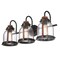 Westinghouse Fixture Wall 60W 3-Light Cindy ORB Barnwood Accents Clear Seeded Glass 6118200 - alternate 7